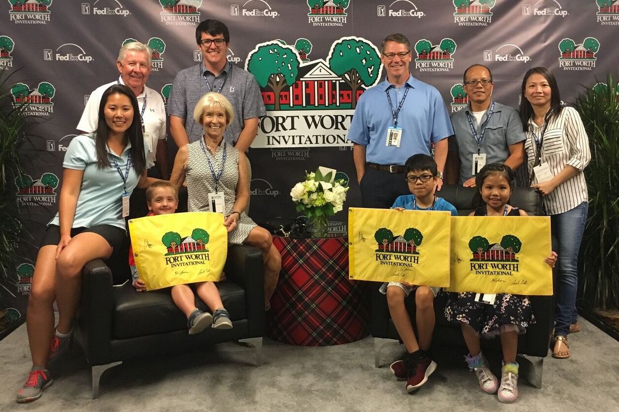 2018 Fort Worth Invitational: Eliot Walser and MaiLin Lam and Family
